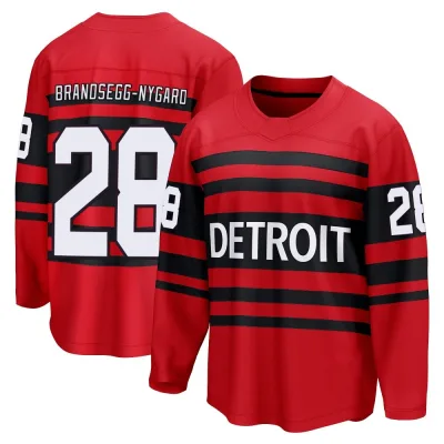 Youth Michael Brandsegg-Nygård Detroit Red Wings Michael Brandsegg-Nygard Special Edition 2.0 Jersey - Red Breakaway