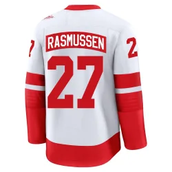 Youth Michael Rasmussen Detroit Red Wings 2025 Stadium Series Jersey - White Premium