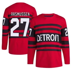 Youth Michael Rasmussen Detroit Red Wings Reverse Retro 2.0 Jersey - Red Authentic