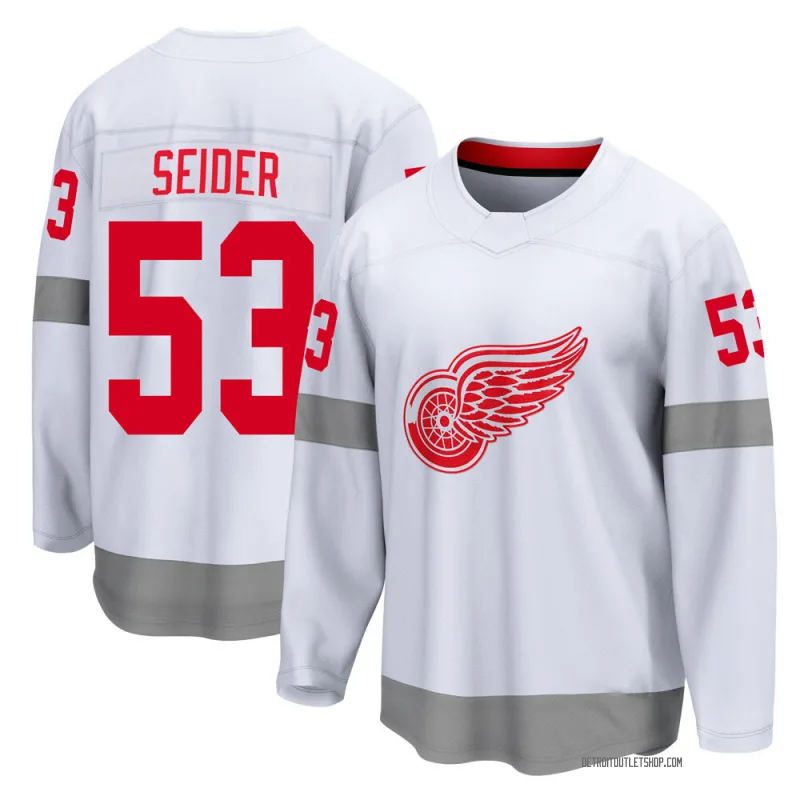 Youth Moritz Seider Detroit Red Wings 2020/21 Special Edition Jersey - White Breakaway