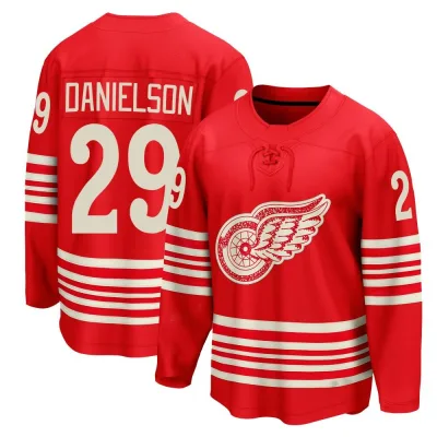 Youth Nate Danielson Detroit Red Wings Centennial Jersey - Red Breakaway