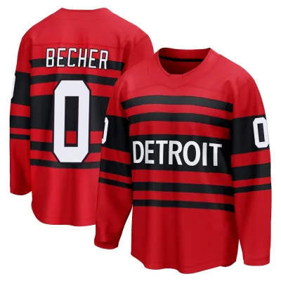 Youth Ondrej Becher Detroit Red Wings Special Edition 2.0 Jersey - Red Breakaway