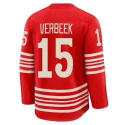 Youth Pat Verbeek Detroit Red Wings Centennial Jersey - Red Premium