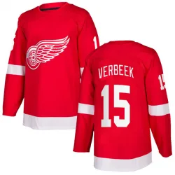 Youth Pat Verbeek Detroit Red Wings Home Jersey - Red Authentic