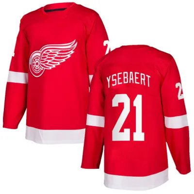 Youth Paul Ysebaert Detroit Red Wings Home Jersey - Red Authentic