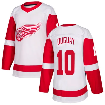 Youth Ron Duguay Detroit Red Wings Jersey - White Authentic