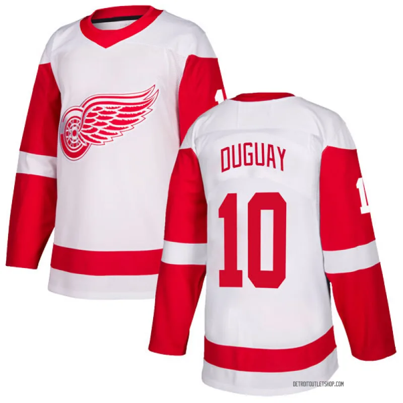 Youth Ron Duguay Detroit Red Wings Jersey - White Authentic