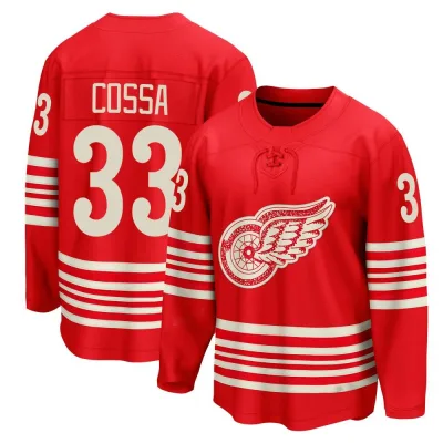 Youth Sebastian Cossa Detroit Red Wings Centennial Jersey - Red Breakaway