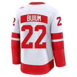 Youth Shai Buium Detroit Red Wings 2025 Stadium Series Jersey - White Premium