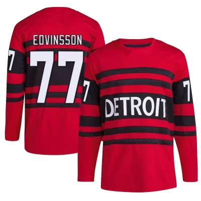 Youth Simon Edvinsson Detroit Red Wings Reverse Retro 2.0 Jersey - Red Authentic