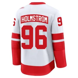 Youth Tomas Holmstrom Detroit Red Wings 2025 Stadium Series Jersey - White Premium
