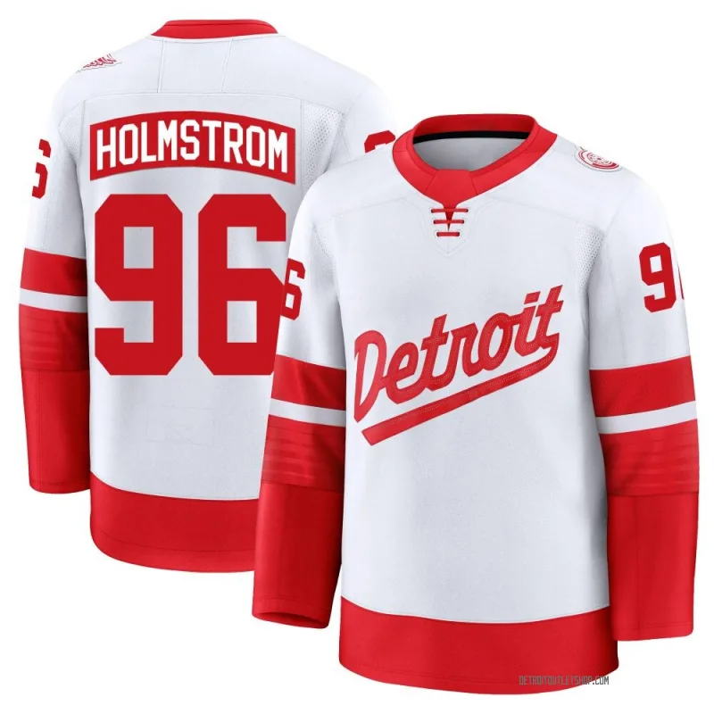 Youth Tomas Holmstrom Detroit Red Wings 2025 Stadium Series Jersey - White Premium