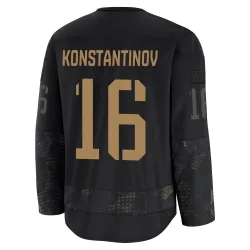 Youth Vladimir Konstantinov Detroit Red Wings 2024 Military Appreciation Practice Jersey - Black Premium
