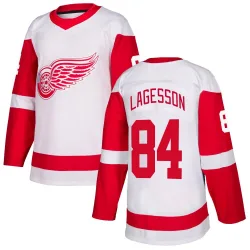 Youth William Lagesson Detroit Red Wings Jersey - White Authentic