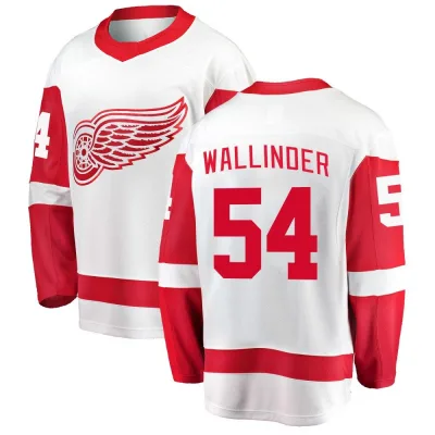Youth William Wallinder Detroit Red Wings Away Jersey - White Breakaway