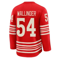 Youth William Wallinder Detroit Red Wings Centennial Jersey - Red Premium